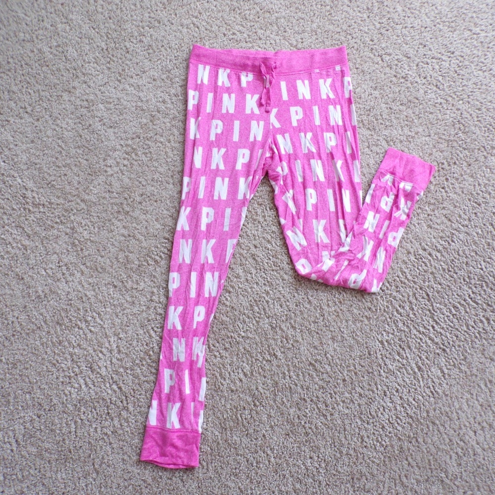 Pink Cotton Pajama Pants